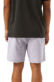Casual Cotton/Linen Blend Shorts with Side Seam Pockets, Elastic Waist with Drawcords, Back Welt Pockets, and a Faux Fly, Katin, $61.50