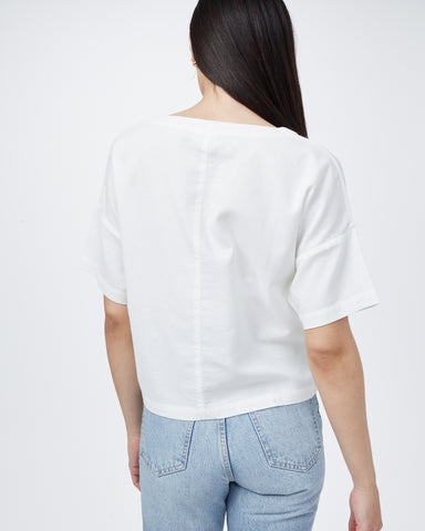 Relaxed Fit, Dropped Shoulder Buttoned Shirt with Elbow-Length, Loose Sleeves and a Hip Length Fit, tentree, $60.50