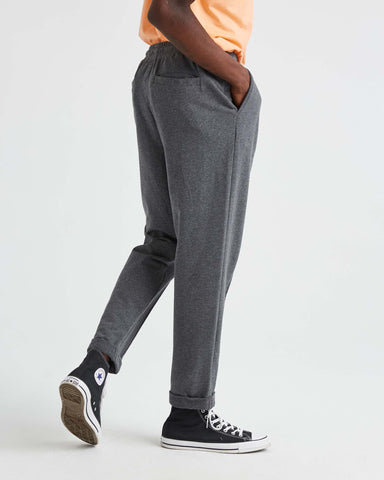 Trouser Fit Stretch French Terry Sweatpant with Cuffed Hem, Richer Poorer, $78