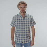 Lightweight Jaspe Yarn Shortsleeve Shirt for a Unique Color Effect Resulting in a Vintage Look, The Normal Brand, $81.00