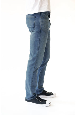 Slim Fit Denim Made with Moisture-Wicking Sorbtek Technology - Fabric that Keeps you Cool, Dry and Comfortable - as well as Repreve - e/i Recycled Polyester, Devil-Dog Dungarees, $79.00