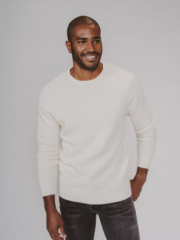 Textured Stitch Sweater made with Seven Gauge Yarn for a Durable and Soft Feel, The Normal Brand, $78.00