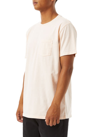 Classic Base Pocket Tee Made from Custom Dyed and Washed 100% Organic Cotton, Katin, $34.50