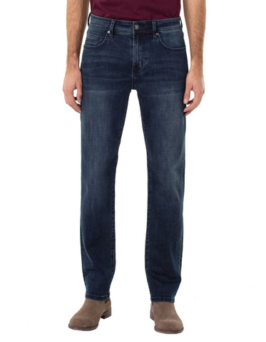 Palo Alto Wash 10.5 oz Coolmax Denim in Relaxed Straight Fit with 15.5" Leg Opening 30" Inseam