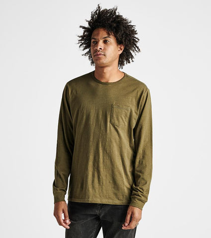 100% Organic Cotton Slub Jersey LS Tee, Roark, $40