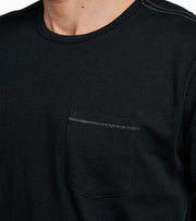 Lightweight Pocket Crew Tee with Contrast Shoulder and Pocket Stitching, Roark, $37.50