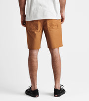 19" Outseam, 2-Way Stretch Travel Short with Drawstring, Front Button Closure, and Zipper Fly. The Back Yoke Vented Mesh Panel has Laser-Cut Perforations for Breathability and Comfort., Roark, $72.00