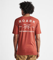 Pigment Dyed Graphic Tee for Natural Irregularities in Color, 100% Cotton and 100% Pre-Shrunk, Roark, $31.00