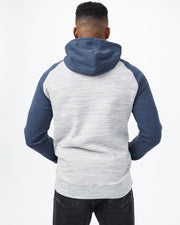 Zip Up Raglan Hoodie with High Neck Organic cotton and recycled polyester blend , tentree, $88.00