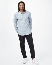 Regular Fit Shirt with Hip Length Scoop Hem and Left Chest Patch Pocket, tentree, $81.00