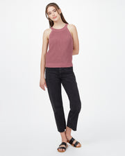 Halter-Style Sweater Tank with Ribbed Neck, Hem, and Armholes, tentree, $50.00