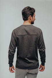 Soft Comfortable LS Henley Tee in Signature Puremeso Fabric, The Normal Brand, $58