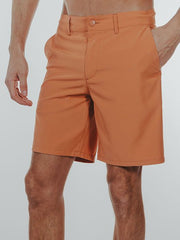 Hybrid Short with Hidden Coil Zipper Pockets and Extra Drawstring.  The perfect shorts to go from tee time to the pool.  9" Inseam. The Normal Brand, $78.00